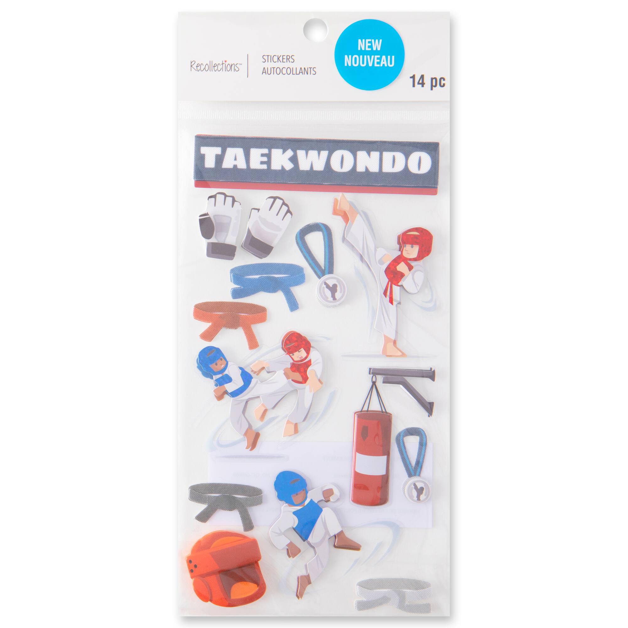 Tae Kwon Do Dimensional Stickers by Recollections™